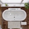 Eago EAGO AM128ETL 6 ft Acrylic White Whirlpool Bathtub w Fixtures AM128ETL - alternate 2